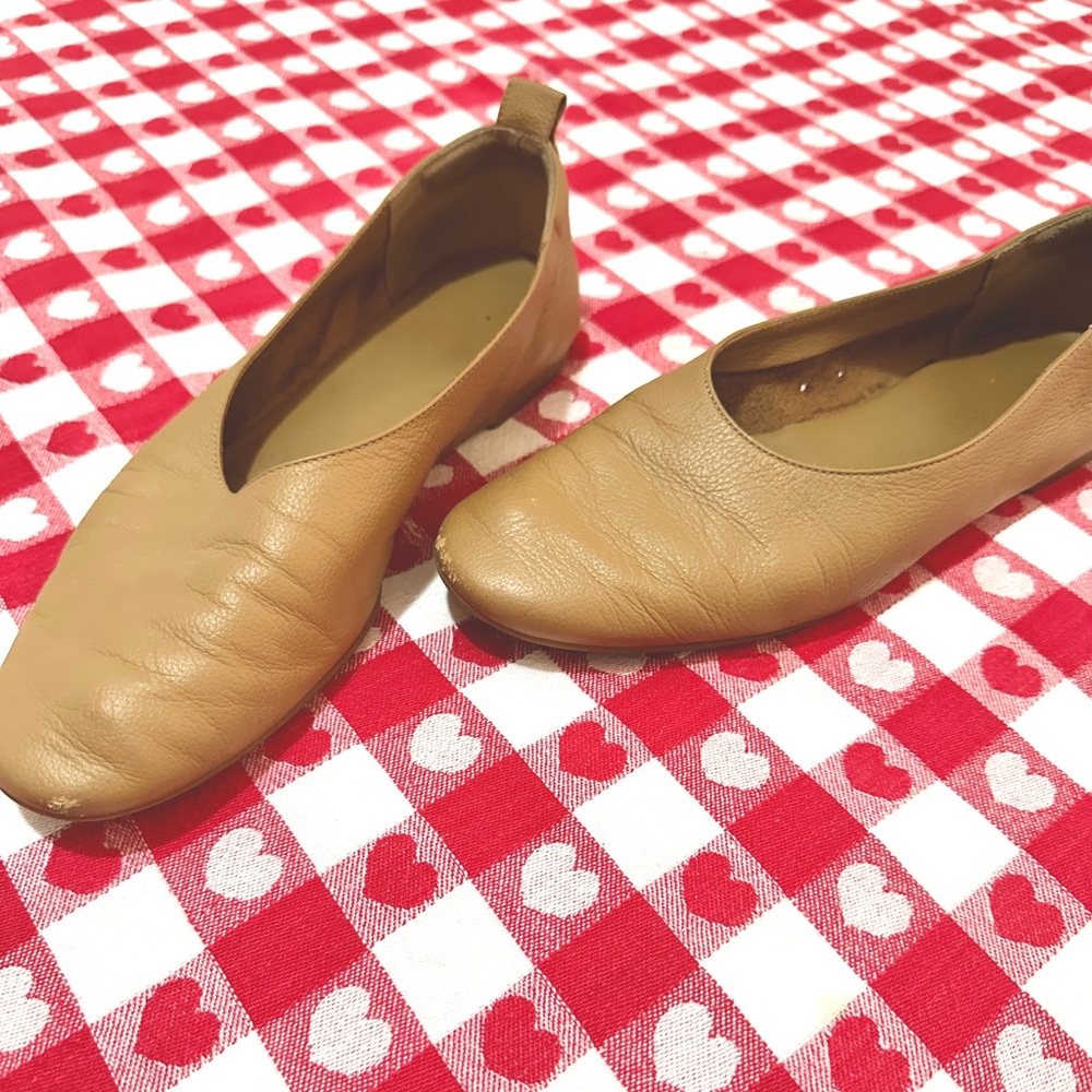 Everlane Day Glove Flats - Caramel